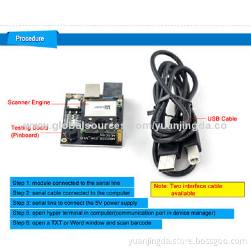 1D 2D OEM Integrated Kiosk Barcode Reader with Discrete Design for ATM, Kiosk and POS